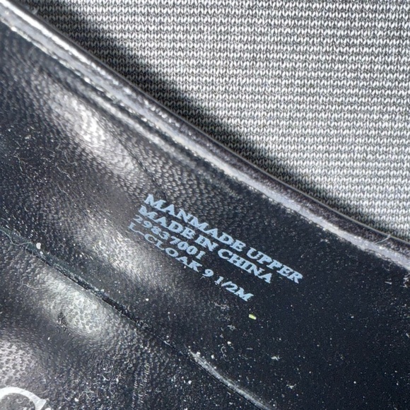 Franco Sarto black faux leather dress booties W/square toe and block heel 9.5 - Picture 11 of 11